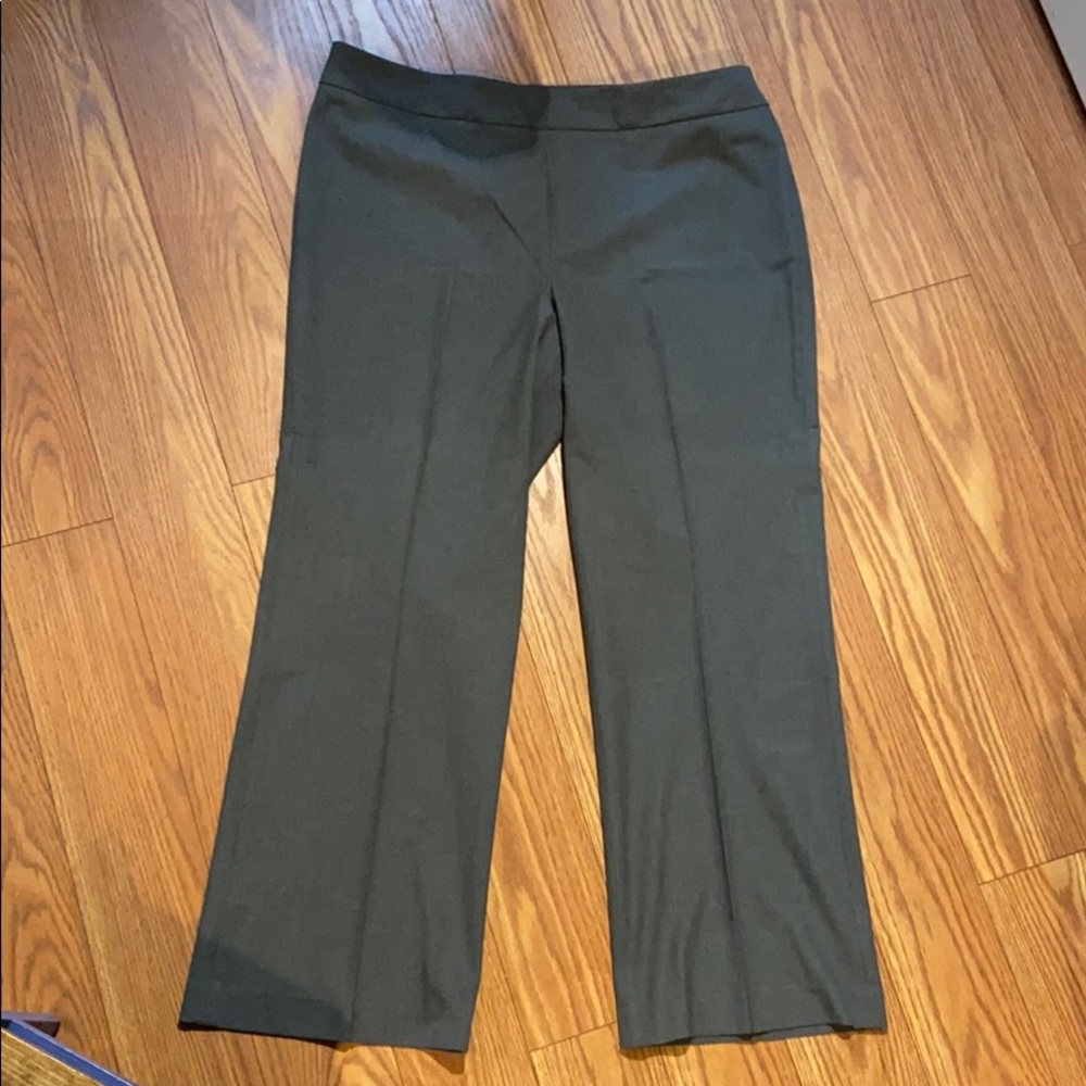 Talbots grey classic fit dress pants 20